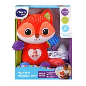VTech Malo Mon Renardeau Dodo (Soothing Songs Fox) - French Version - New In Box